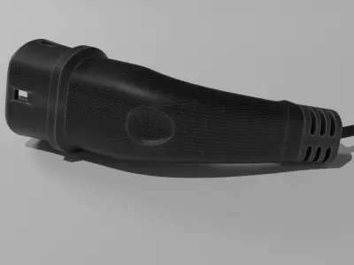 Electric Car Charger 3D model
