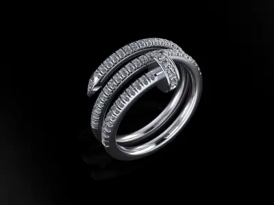 Women Ring 26 3D print model