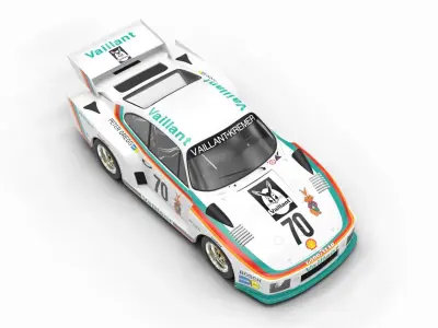 Porsche 935 77 1977 Vaillant DRM Racing  3D model