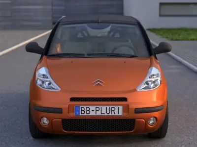 Citroen C3 Pluriel 2004 3D model