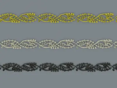 ornament baroque V7 3D model
