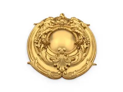 Classic decor ornament 64 3D model