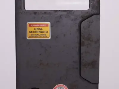 Metal Door Low-poly 3D model