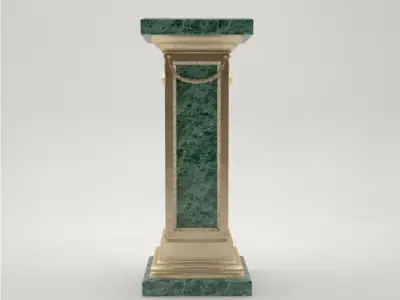Pro - Pedestal Uffizi square column 3D model