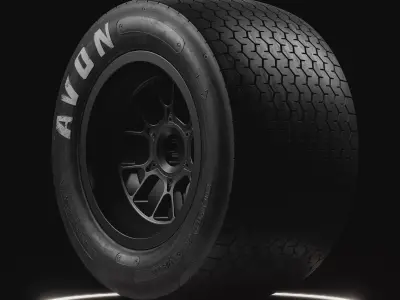 AVON Group C ACB9 Tire Real World Details 3D model