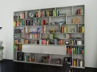 Children book collection   3D model