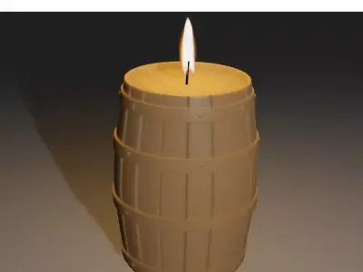 Whiskey Barrel Sculpture Free 3D print model