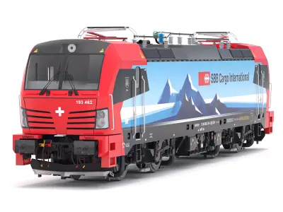 Siemens Vectron Engine SBB Cargo 3D model
