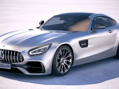 Mercedes AMG GT 2020 3D model