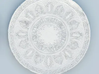 classic Dishes collection Low-poly 3D model