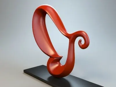 Abstract Figure m05 P 3D print model