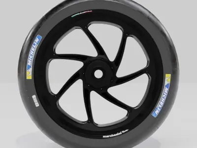 MotoGP Wheel 3D model