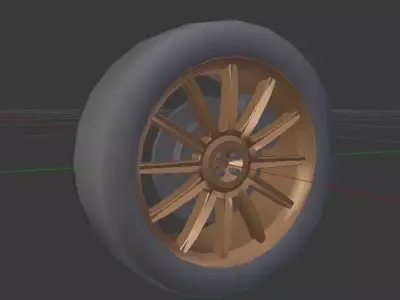 Free Wheel 01 Free 3D model