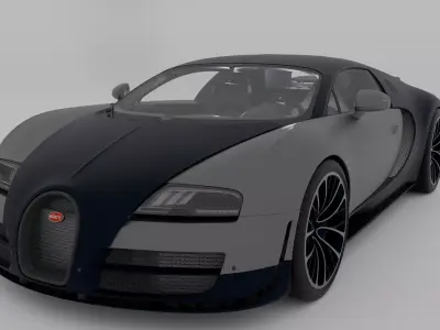 Bugatti Veyron Super Sport 3D model