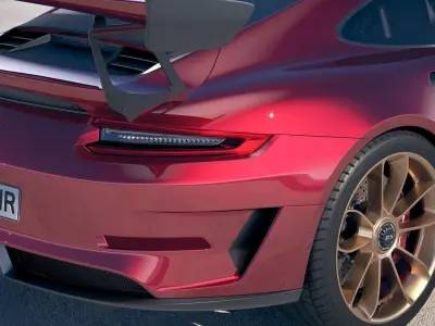 Porsche 911 GT3 RS 2019 3D model