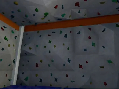 Climbing Hall Environment Pack Low-poly 3D model