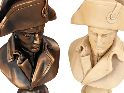 Bust of Napoleon Bonaparte 3D model