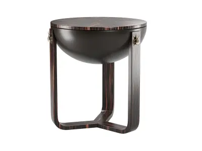 Ethnic Drum Concept Side Table 3D model
