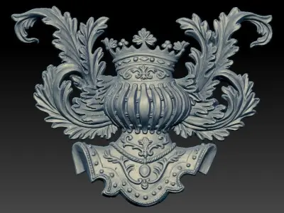 3D CROWN ornate 3D model