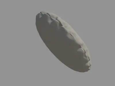 Round Cushion Pillow 3D model