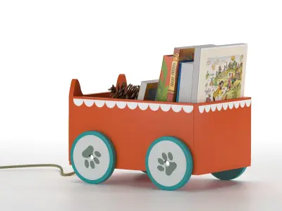 fox baby car 3D model