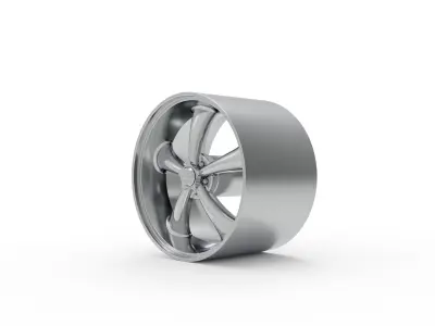 AMERICAN RACING CLASSIC TORQ THRUST II WHEEL 3D PRINT MODEL 3D print model