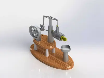 stirling engine  3D print model