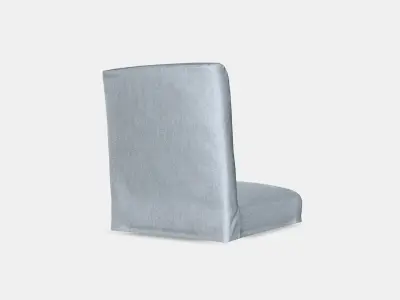 BERGMUND Cover for bar stool with backrest Low-poly 3D model