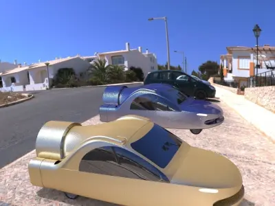 Terrafugia TF-X Flying Car Free 3D model