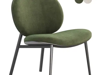 Zuiver fauteuil Spike armchair 3D model