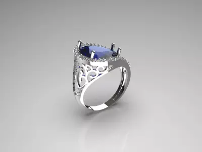 jewellery ring jr00084 3D print model