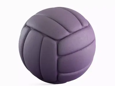 Simple Volleyball Ball 08 3D model