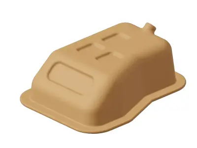 Plastic Automotive Oil Pan Toy 3D model