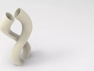 Hug Vase Low-poly 3D model