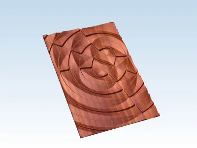 Relief for plywood milling 3D print model