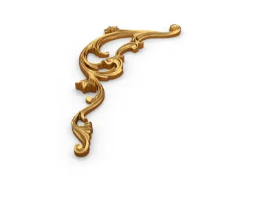 Classic decor ornament 337  3D model