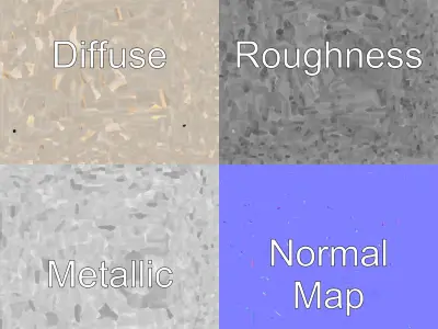 Hex Shank Steel Drill Bit Set model pack Low-poly 3D model