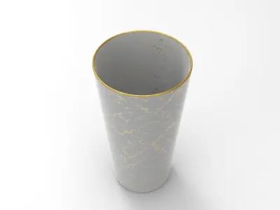 Barno Vase Low-poly 3D model