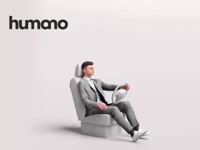 Humano Driving Man 2011-2 3D model