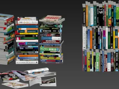 Books vol 3 3D model