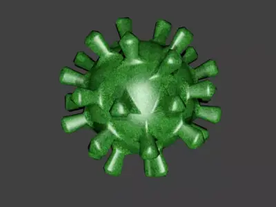 VIRUS COVID Free 3D model