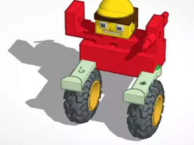 car robot 3D print model