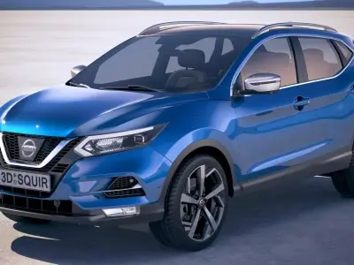 Nissan Qashqai 2018 3D model