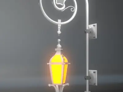 A collection of Street Lamps - Set III 3D model