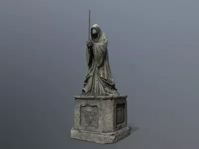   Ruin Set Low-poly 3D model