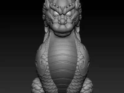 Cute beast decors 3D print model