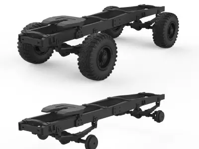 Chassis IFA W50 3D print model