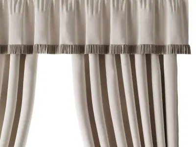 Curtains 04 3D model