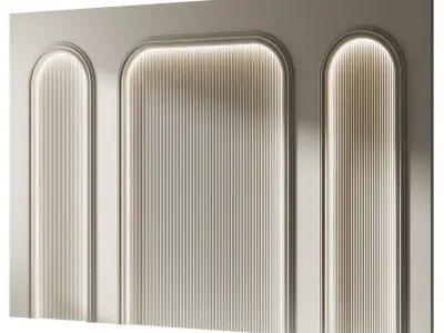 Decorative V17 Wall Panels 3D model