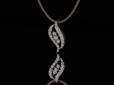  DAIMOND BEAUTIFULL PENDANT 3D print model